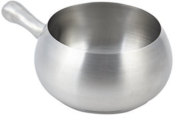 Bon Chef 5050SS Stainless Steel Induction Fondue Pot with Induction Bottom, 2-1/8 Quart Capacity, 6 Diameter x 4 Height