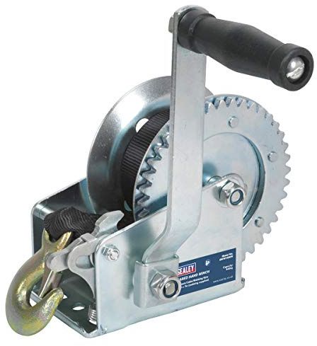 SEALEY gww1200 m 540 kg Kapazität verzahnte Hand Seilwinde mit Gurtband