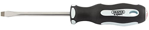 Draper 34978 Expert Plain Slot Soft Grip Parallel Tip Screwdriver, 6.5mm x 100mm