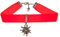 OWA Moden Trachten Kropfband - 166295/EDELWEISS - rot