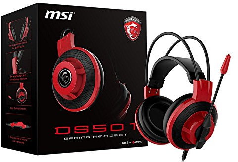 MSI Gaming Headset with Microphone (DS501) BLACK