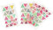 Sticker Wimpel bunt, 96 Stück