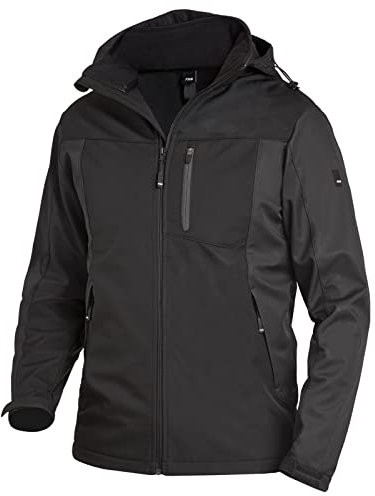 FHB Arbeit Softshelljacke Jannik, 1 Stück, 4XL, anthrazit/schwarz, 79105-1220-4XL