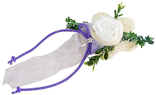 10 x Aufleger Tischdekoration zur Hochzeit Taufe Tischdeko TD0064 (Flieder)