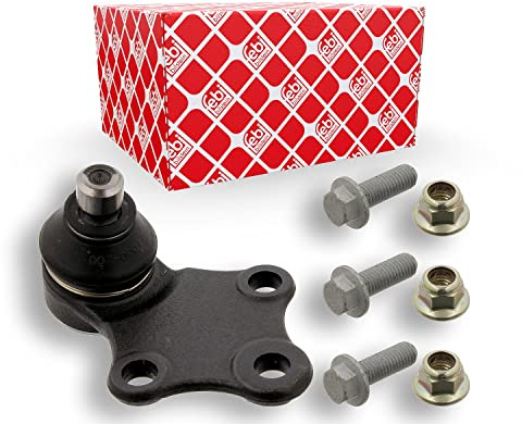 febi bilstein 31813 Traggelenk mit Schrauben und Muttern, 1 Stück | Kompatibel mit: PEUGEOT 306, 306 Break, 306 Cabriolet, 306 Schrägheck