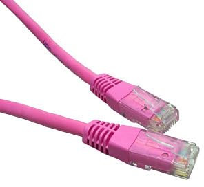 Logon FTP Cat5e 3m câble de réseau Rose - Câbles de réseau (3 m, RJ-45, RJ-45, Rose)