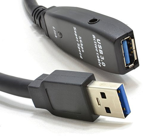 kenable USB 3.0 SuperSpeed Repeater Extension Cable A Male to Female Active 10m [10 metres]