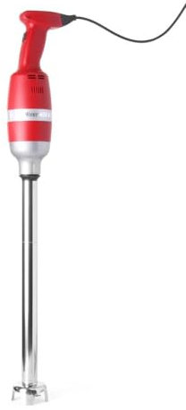 HENDI Set: mixeur plongeant (avec pied mixeur 40cm) - accessoire fouet 33cm et support mural, vitesse réglable, 230V, 400 W, ø100x(H)765mm, polyamide, acier inoxydable