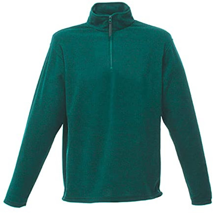 Regatta Men's Micro Zip Neck Fleece - Size S - Bottle Green