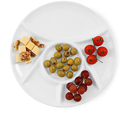 Holst Porzellan MP 301 Fondueteller 28 cm, weiß, 28 x 28 x 2 cm