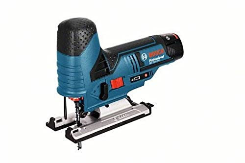 Bosch 06015A1000 GST 10,8-V Li Scie circulaire sans fil avec coffret L-Boxx/2 batteries 10,8 V
