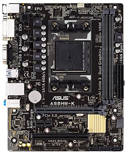 ASUS A68HM-K - Placa Base (DDR3, DIMM, mATX, AMD, Socket FM2+, SATA 600)