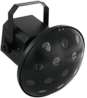 Eurolite LED Z-1000 Strahleneffekt | Mushroom mit DMX und Strahlen in den Farben in R, G, B, A, W und P | Strahleneffekt für den Partyraum, Club, Bar, Disco