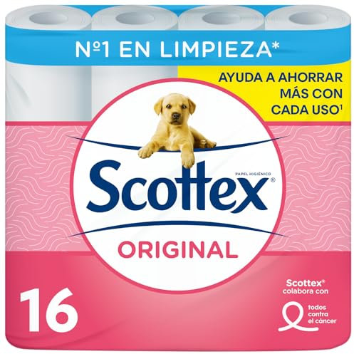 Scottex Papier toilette sec original 16 rouleaux