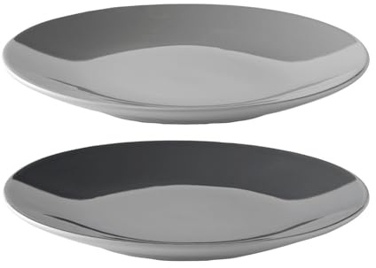 Stelton x-209-1 Teller, Grau, 19 x 4 x 19 cm