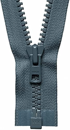 YKK Open Ended Zip, No. 578 Dark Grey, 66 cm Length