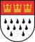 U24 Aufkleber Köln Wappen Autoaufkleber 10 x 12 cm Sticker Konturschnitt