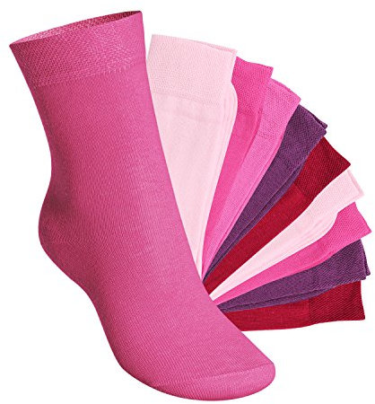 Footstar EVERYDAY! 10 paia di calze per bambini - Berry 27-30