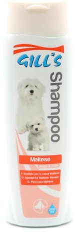 Croci Gill's - Shampoo Maltese, shampoo sbiancante per il pelo dei maltesi, idrata e profuma il pelo, 200ml