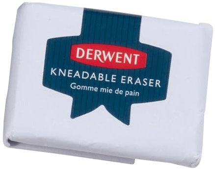 Derwent Knetbarer Radiergummi/Radierknete, Formbar, Ideal zum Aufhellen & Tupfen, Professionelle Qualität, 0700231