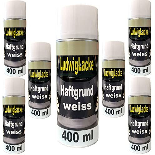 LudwigLacke Haftgrund 7 Spray Weiss 400 ml je Spraydose