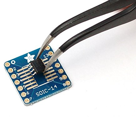 Adafruit SMT Breakout PCB for SOIC-14 or TSSOP-14 - 6 Pack!