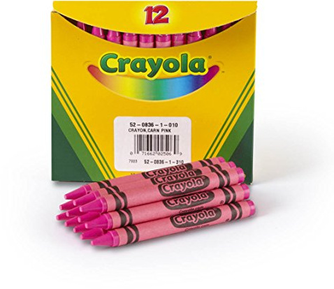 Crayola Crayons in Pink, Bulk Crayons, 12 Count (5208361010)