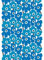 Marimekko PIENI UNIKKO 2 Cotton Fabric White,Blue