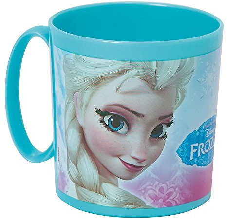 Fun House Disney Reines des Neiges Verre simple paroi 350 ml (Elsa ou Anna), Modéle Aléatoire