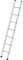 Aluminium-Anlegeleiter 7 Sprossen Arbeitshöhe bis ca. 3,30 m