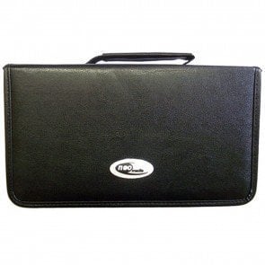 Neo CD/DVD Carry Case 120 x Disc Capacity - Leather Style