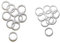 Northern DIY Nylon Washers for Door Handles - 2 Sizes (Pack of 20)