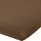 Erwin Müller Topper-Spannbettlaken Freising Elasthan-Jersey-Stretch - Dunkelbraun Größe 180x200 cm - 200x220 cm - dehnbar, antipilling, bügelfrei, Rundumgummi