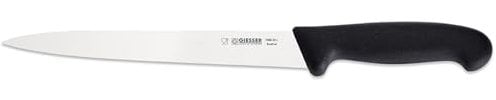Giesser seit 1776 - Made in Germany - Filiermesser schwarz, Basic Black, Klinge 22 cm, rutschfest, Filetiermesser spülmaschinenfest, rostfrei