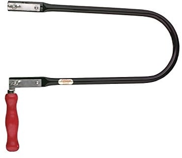 SCHIESSEL 36300125 Laubsägebogen mit Flügelmuttern Ausladung 300 mm