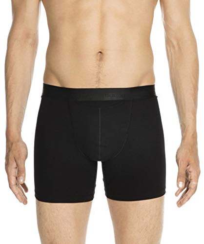 HOM Men's Ho1 Long Boxer Briefs 359519, Black, X-Large
