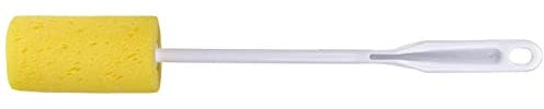 Ibili Clean Pro Limpiador TERMOS Y JARRAS, Stainless Steel, Rojo/Amarillo, 34 x 6 x 6 cm
