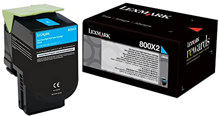 Lexmark 800X2 Toner Catridge - Cyan