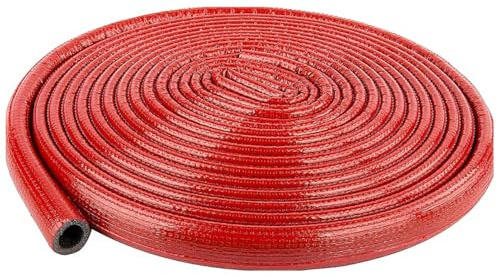 10 Meters of 15mm Extra Strong Pipe Foam Insulation Lagging Wrap 6mm Thick