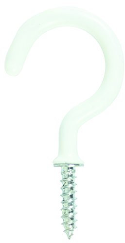 TIMCO Cup Hooks Round White - 25mm 25SHWP