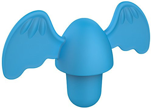 Cookut ZOOB04 Bouchon Oiseaux Silicone Alimentaire Bleu