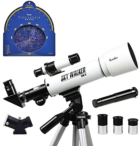 Kenko astronomical telescope SKY WALKER SW-0 Declension type Caliber 50mm A heavenly body and ground two ways White 111161