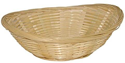 Wicker Basket Oval - 228x178mm 9x7 (Pack 6)