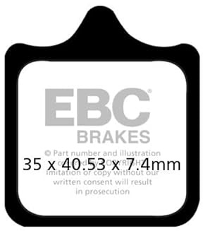 EBC Brake Pads FA322/4HH (4 Feet per Set)