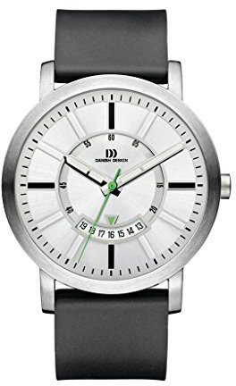 Danish Design Unisex Erwachsene Analog Quarz Uhr mit Gummi Armband NO.: IQ12Q1046