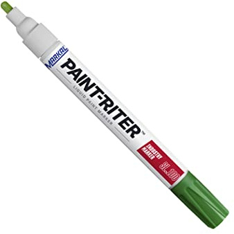 Markal 31240520 SL. 2–4 mm 100 Marker, Rundspitze, grün (12 Stück)