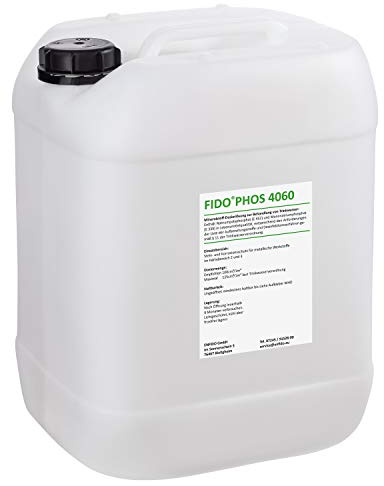 FIDOPHOS 4060 Mineralstofflösung 20 Liter – Korrosionsschutz & Härtestabilisierung, Wasser im Härtebereich weich bis mittel (15-21° dH), Dosierung mit Dosieranlage – Markenqualität Made in Germany