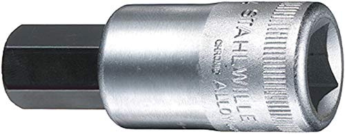 STAHLWILLE Nr. 54 Schraubendrehereinsatz 12,5 mm (1/2) f.INHEX Innensechskantschrauben Schlüsselweite 4 mm L.60 mm