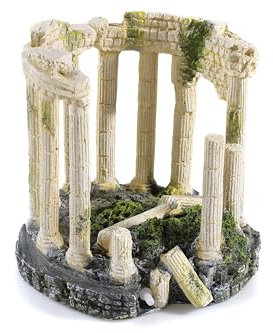 CLASSIC Polyresin Roman Column Aqaurium Ornament 16.5cm