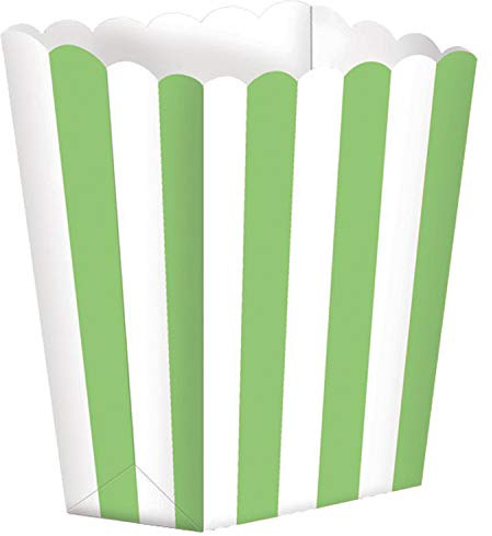 Candy Buffet Popcorn Treat Boxes Kiwi Green /5